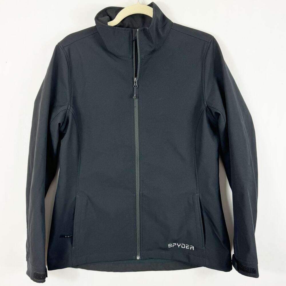 Spyder Womens Elevation Lightweight Active Soft Shell Jacket Outerwear Black 12